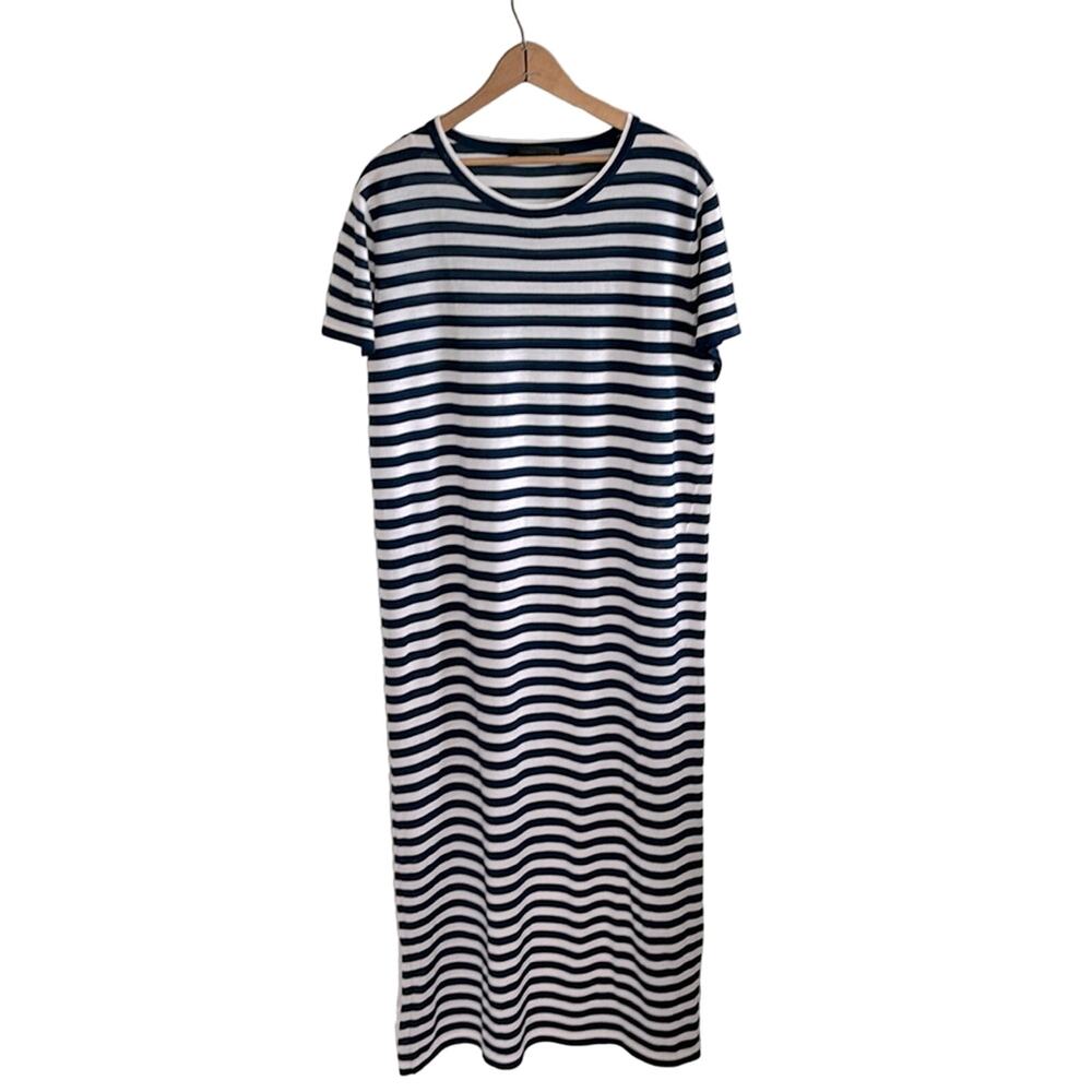 Jenni Kayne Merino Wool Short Sleeve Sweater Maxi Dress